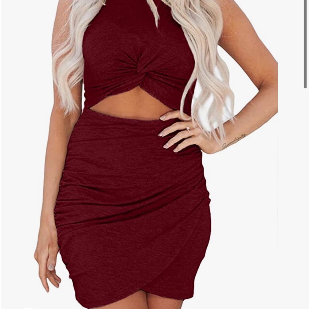 Bodycon Dress with a twist knot